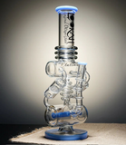 Platinum Vortex Glass Water Pipe